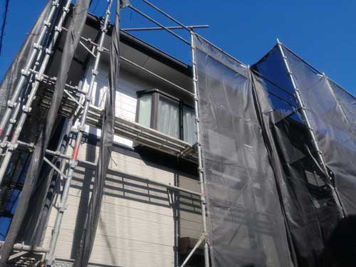 仮説足場・飛散防止ネット